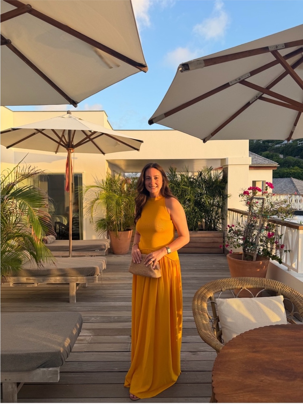 SOLID & STRIPED The Isola Dress in Pineapple - Picture 4 of 10